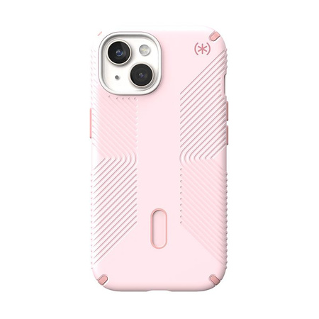 Speck Presidio2 Grip ClickLock & MagSafe - Case for iPhone 15 / iPhone 14 / iPhone 13 (Nimbus Pink / Dahlia Pink)