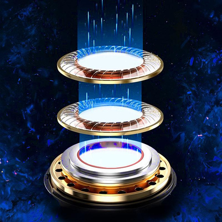 WEKOME YB01 Game Series - HiFi jack 3,5 mm-es vezetékes fejhallgató játékosoknak (piros)