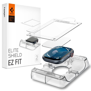 Spigen Elite Shield EZ Fit 2-Pack - Hybridní ochranné sklo pro Apple Watch 10 42 mm (Průhledný)