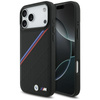 Custodia MagSafe con logo in metallo tricolore BMW M per iPhone 17 Pro Max (nera)
