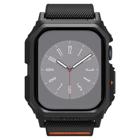 Spigen Lite Fit "Pro" - Pouzdro s řemínkem pro Apple Watch 10 42 mm (Matně černá)