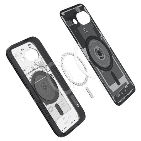 Spigen Ultra Hybrid MagSafe - tok Google Pixel 9a (Zero One fekete)