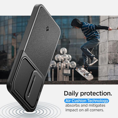 Spigen Optik Armor - Etui pour Samsung Galaxy S24 (Noir)