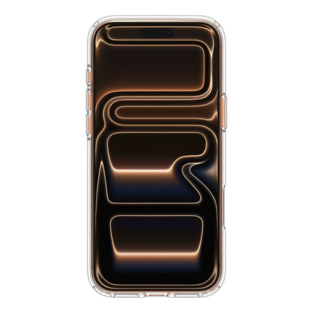Spigen Ultra Hybrid Mag MagSafe - Etui do iPhone 17 Pro (Clear/Orange)