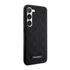 Karl Lagerfeld Saffiano Monogram fém logó - Samsung Galaxy S23+ tok (fekete)