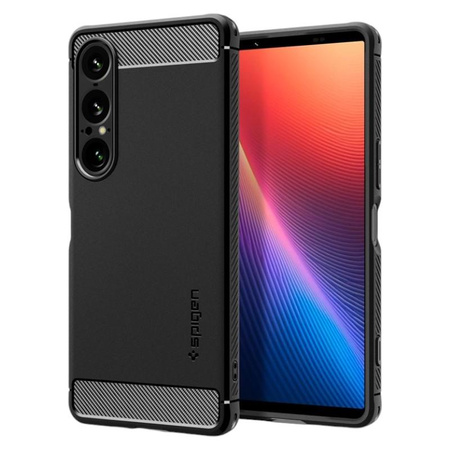 Spigen Rugged Armor - pouzdro pro Sony Xperia 1 VII (matně černé)