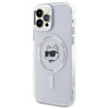 Karl Lagerfeld IML Metall Choupette Head MagSafe - iPhone 12 / iPhone 12 Pro Tasche (weiß)
