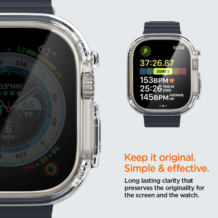 Spigen Ultra Hybrid – Obudowa do Samsung Galaxy Watch 4 / 5 44 mm (Przezroczysty)