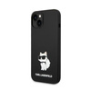 Karl Lagerfeld Silicone NFT Choupette - Case for iPhone 14 Plus (Black)