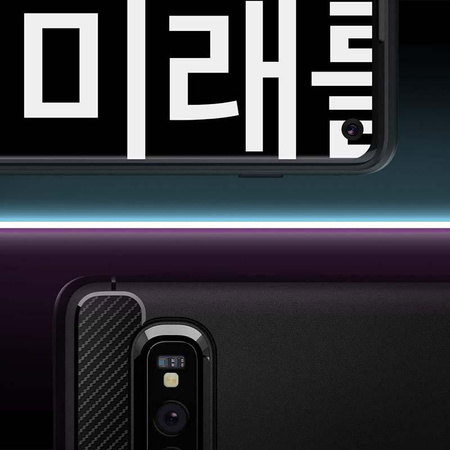 Spigen Rugged Armor - Gehäuse für Samsung Galaxy S10 (Schwarz)