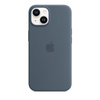 Apple Silikonhülle - Silikonhülle mit MagSafe für iPhone 14 (Storm Blue)