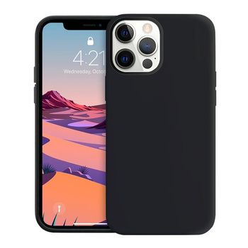 Crong Color Cover - Coque pour iPhone 12 Pro Max (noir)