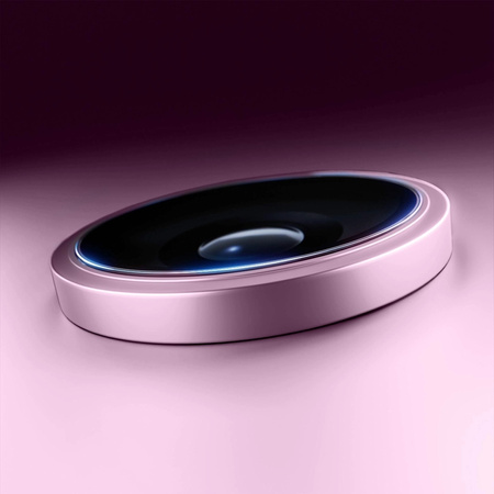 3mk HARDY Lens Protection Pro - Camera Lens Glass for iPhone 17 (Light Purple)