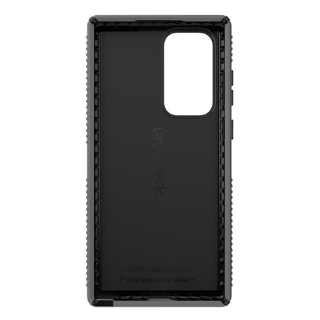 Speck Presidio2 Grip - Samsung Galaxy S22 Ultra Gehäuse mit MICROBAN Beschichtung (Graphitgrau/Schwarz)