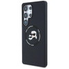 Karl Lagerfeld Silicone Double Heads And Circle MagSafe - Samsung Galaxy S25 Ultra Case (black)