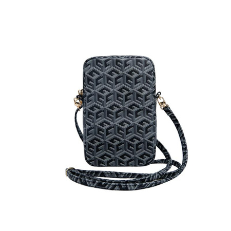 Guess Zip GCube Bottom Stripe - Handytasche (Schwarz)