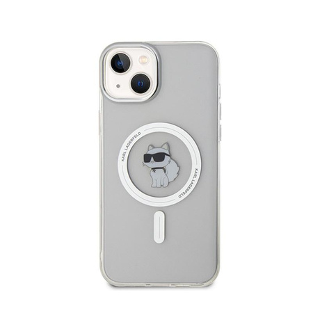 Karl Lagerfeld IML Choupette MagSafe - Hülle für iPhone 15 Plus (Transparent)