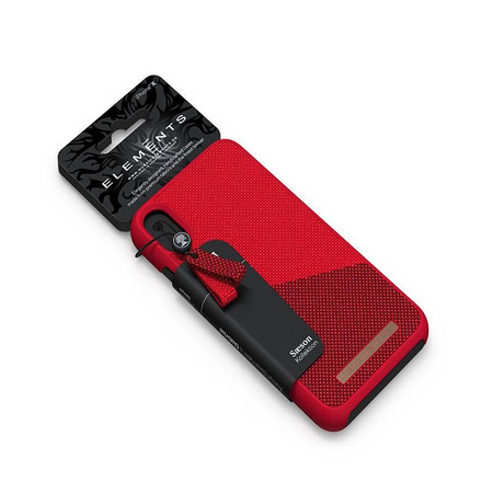 Nordic Elements Saeson Freja - Coque en matériau pour iPhone Xs Max (rouge)