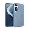 Etui do Galaxy S26 MagSafe Crong Hybrid Matte Niebieskie Matowe Wytrzymałe