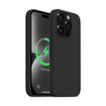 Magnetický kryt Crong Color Cover - iPhone 16 Pro Max MagSafe (černý)