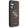 Guess Genarbtes Großes 4G Logo Kleines Klassisches Logo - Tasche für Samsung Galaxy S25+ (braun)