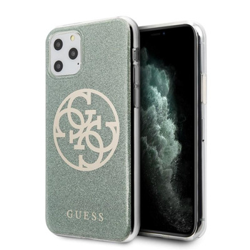 Guess Circle Glitter 4G - iPhone 11 Pro Tasche (khaki)