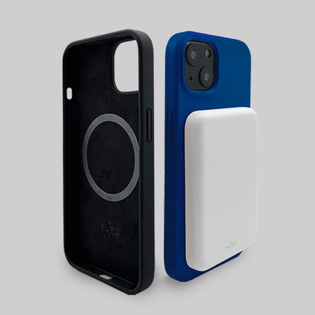 PURO Slim PowerMag Power Bank - 4000 mAh indukční powerbanka MagSafe (bílá)