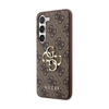 Guess 4G Großes Metall-Logo - Samsung Galaxy S24 Tasche (braun)