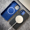 Crong Color Cover Magnetisch - iPhone 12 Pro Max MagSafe Hülle (schwarz)