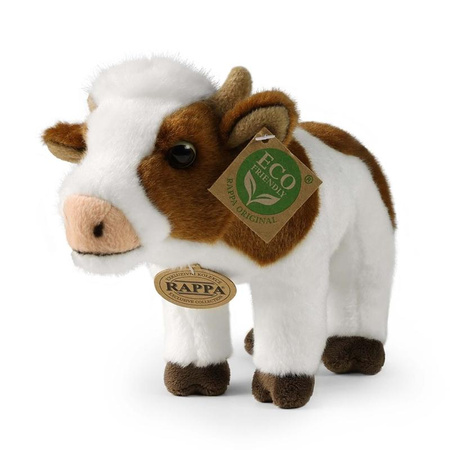 BRONZE COW PLUS MASCOT, Realistic Cow, Soft, ECO 23cm