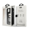 Karl Lagerfeld Saffiano Karl & Choupette Embossed Heads - Etui iPhone 13 (czarny)