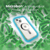 Speck Presidio Perfect-Clear ClickLock & MagSafe - Etui iPhone 16e / iPhone 15 / iPhone 14 / iPhone 13 (Clear / Chrome Finish / Serene Silver)