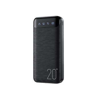 WEKOME WP-163 - Banque d'énergie 20000 mAh Super Charging 2xUSB-A LED (Noir)
