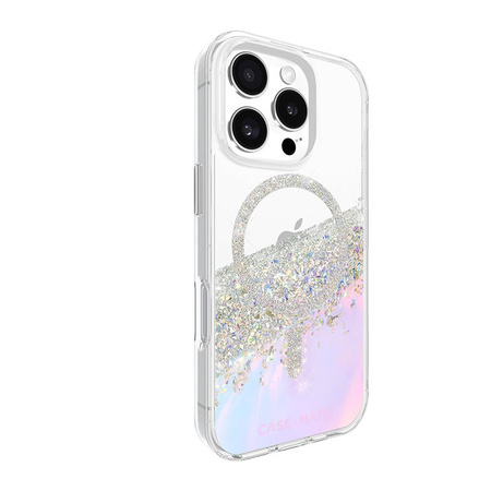 Pouzdro Karat MagSafe - iPhone 16 Pro (holografická mýdlová bublina)