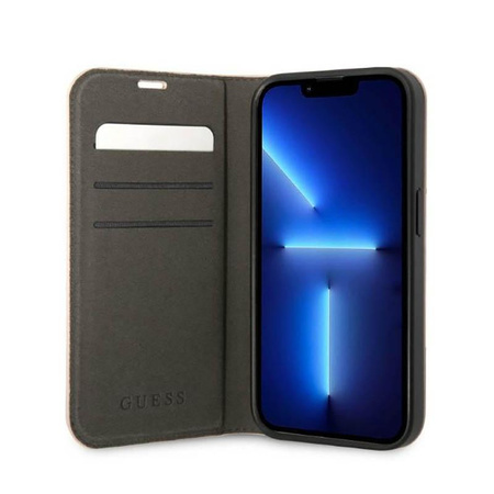 Guess 4G Metal Camera Outline Booktype Case - iPhone 14 Case (pink)