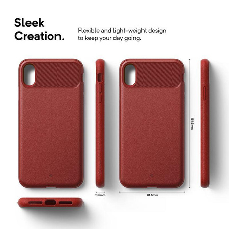 Caseology Vault Case - iPhone Xs Max Case (Red)