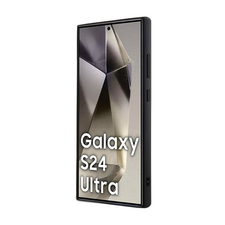 Karl Lagerfeld Rhinestone Metal Logo - pouzdro pro Samsung Galaxy S24 Ultra (černé)