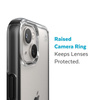Speck Presidio Perfect-Clear s nárazovou geometrií - pouzdro pro iPhone 15 Plus / 14 Plus s povrchovou úpravou MICROBAN (čiré / černé)