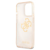 Guess Glitter 4G Big Logo - Etui iPhone 13 Pro (złoty)