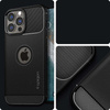 Spigen Rugged Armor - tok iPhone 13 Pro készülékhez (fekete)