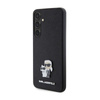 Karl Lagerfeld Saffiano Karl & Choupette Metal Pin - Samsung Galaxy S24 Case (black)