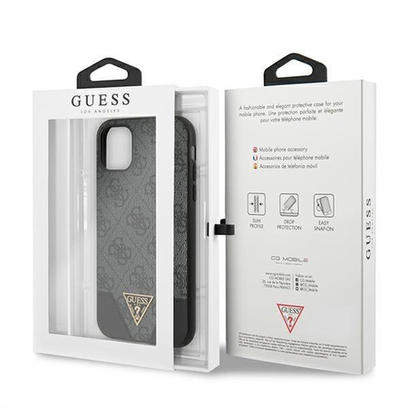 Guess 4G Triangle Collection - iPhone 11 Case (gray)