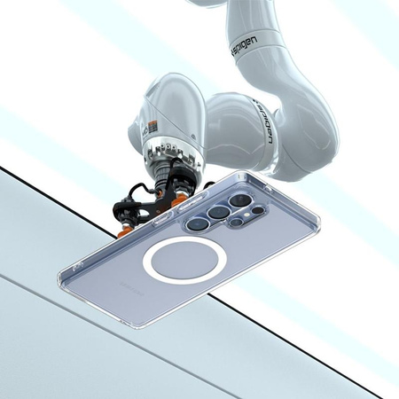 Spigen Ultra Hybrid Mag MagSafe - Hülle für Samsung Galaxy S25 Ultra (Clear White)