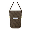 Guess 4G Metal Script Logo - Crossbody phone bag (brown)