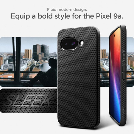 Spigen Liquid Air - Étui pour Google Pixel 9a (Noir mat)
