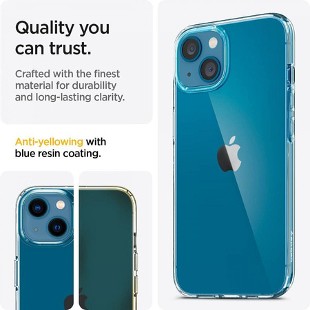 Spigen Liquid Crystal - Hülle für iPhone 13 (Transparent)