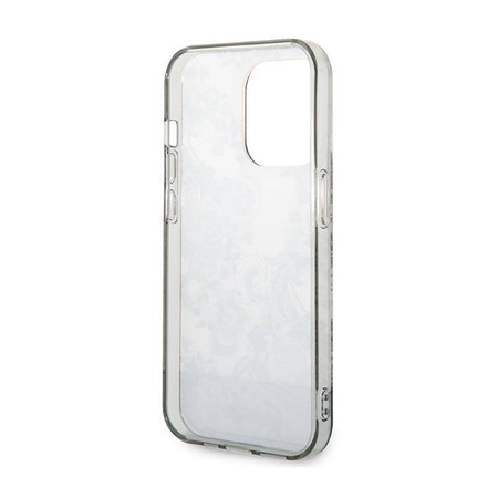 Guess GUHCP14XHGPLHG iPhone 14 Pro Max 6,7" szary/grey hardcase Porcelain Collection