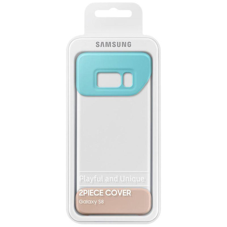 Samsung 2 Piece Cover - Etui Samsung Galaxy S8 (miętowy/brązowy)