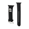 Karl Lagerfeld 3D Gummi Karl Head NFT - Armband für Apple Watch 42/44/45/49 mm (schwarz)