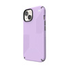 Speck Presidio2 Grip - Coque antidérapante pour iPhone 14 / iPhone 13 (Spring Purple / Cloudygrey / White)